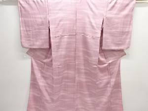 霞に氷割れ模様単衣小紋着物